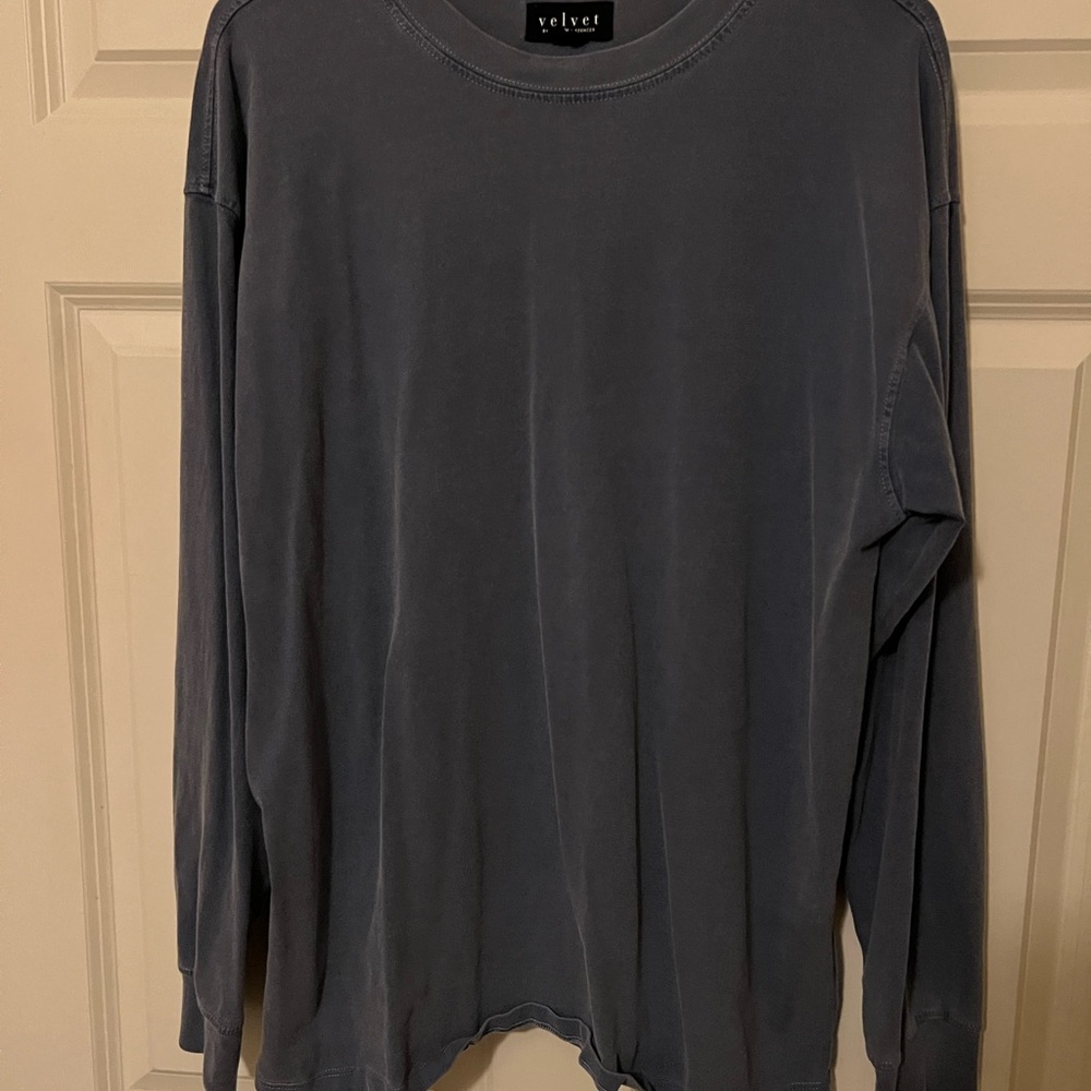 Velvet by Graham & Spencer Long Sleeve Shirt - Dark Blue